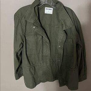 Old Navy Women's Olive Utility Jacket